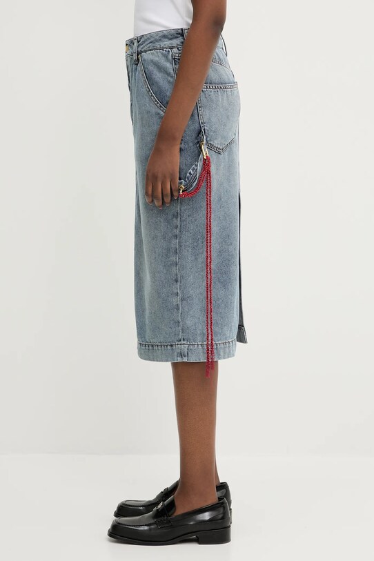 DARKPARK fustă din denim Elsa WSK05.TBL01W021 albastru SS25