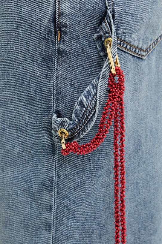 DARKPARK fustă din denim Elsa albastru WSK05.TBL01W021