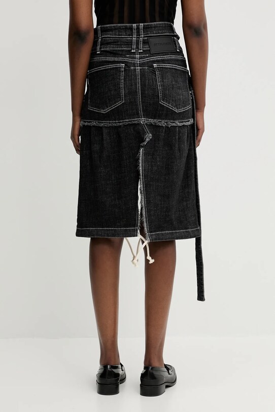 Abbigliamento Ottolinger gonna di jeans Signature Wrap 117.301217.01 nero