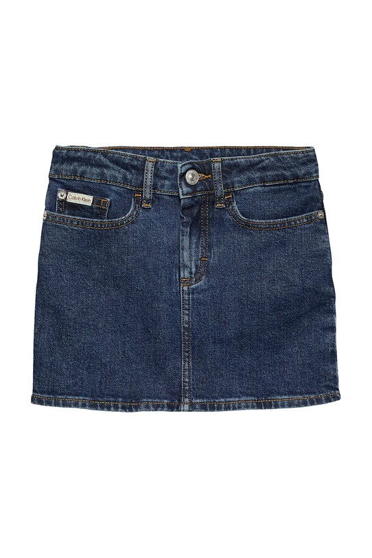 Calvin Klein Jeans spódnica jeansowa dziecięca IG0IG02717.PPYA granatowy SS25