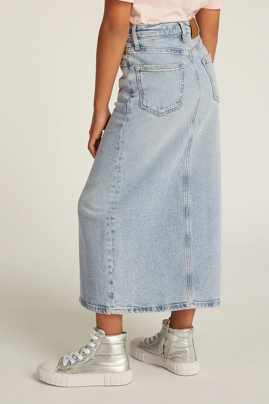 Dievčenská rifľová sukňa Calvin Klein Jeans modrá IG0IG02718.PPYA