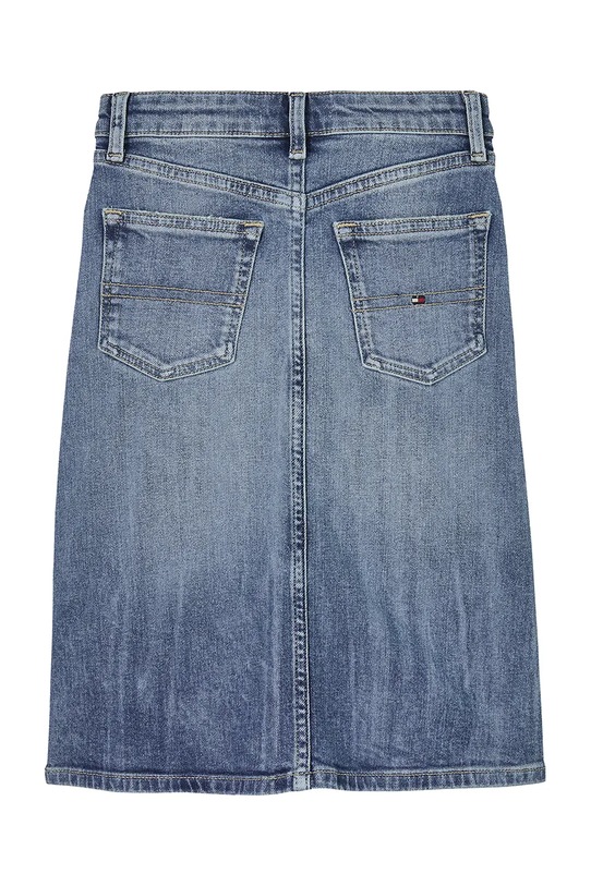 Fete Tommy Hilfiger fusta denim pentru copii KG0KG08286.PPYA albastru