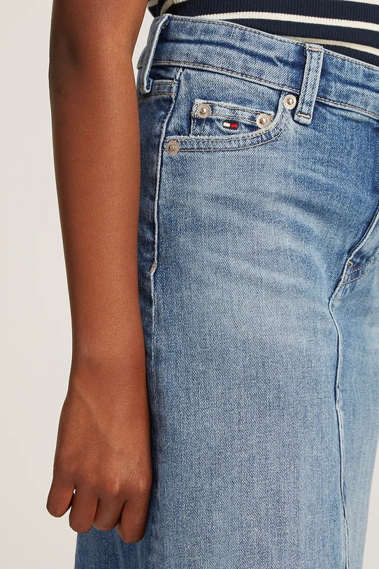 Tommy Hilfiger fusta denim pentru copii KG0KG08286.PPYA albastru