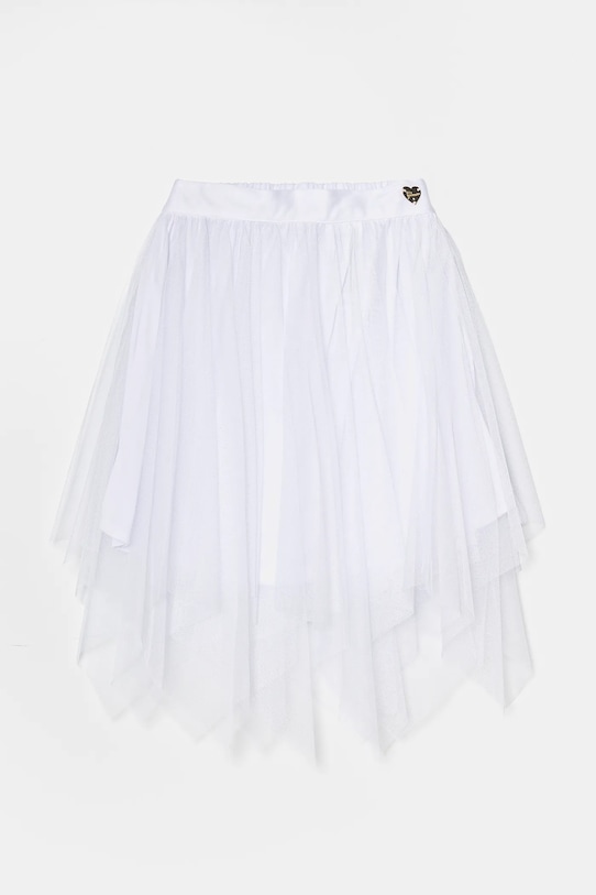Guess spódnica dziecięca rozkloszowany biały J5RD17.KCQG0.PPYA