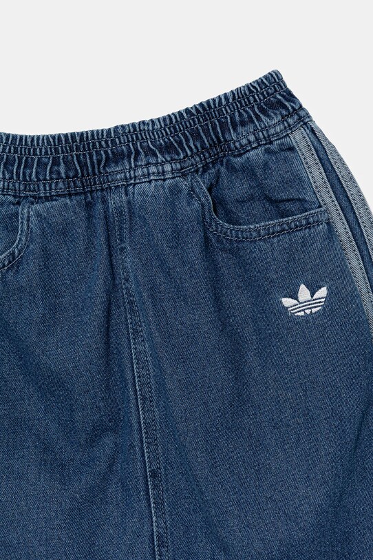Dětská riflová sukně adidas Originals modrá JC7879