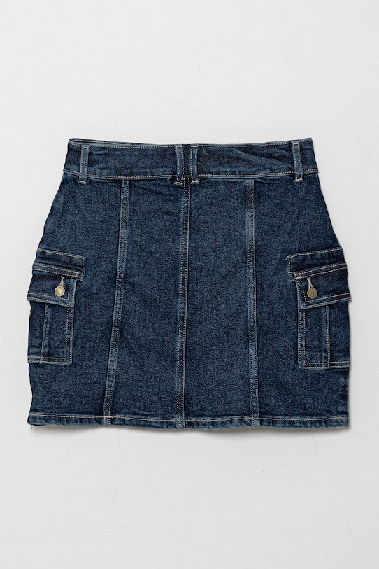 Guess spódnica jeansowa dziecięca J5GD07.D5NK0.PPYA granatowy SS25