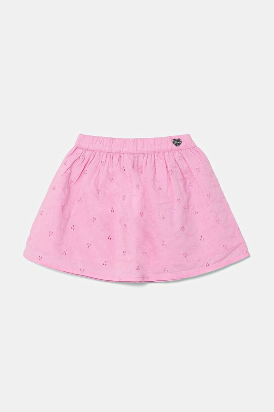 Guess fusta din bumbac pentru copii imprimeu roz K5GD11.WH710.PPYA