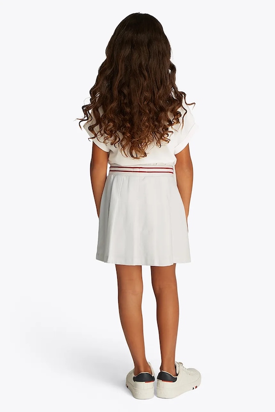 Παιδική φούστα Tommy Hilfiger λευκό KG0KG08428.PPYA