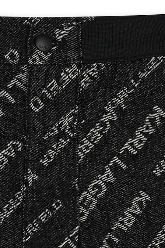 Karl Lagerfeld fusta denim pentru copii negru Z30541.114.150