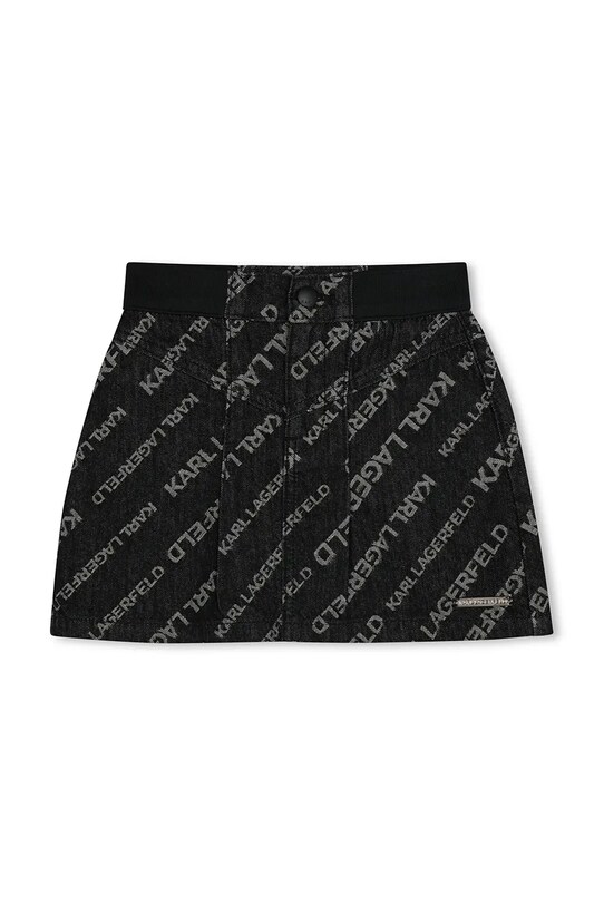 Дитяча джинсова спідниця Karl Lagerfeld Z30541.156.162 чорний SS25