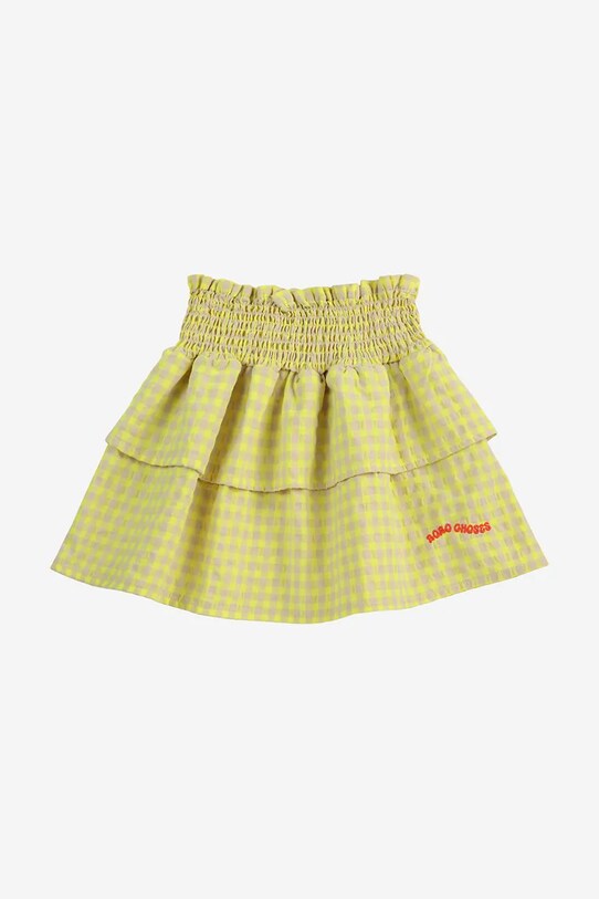 Bobo Choses fusta fete 125AC068 galben SS25