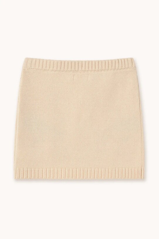 Fete Tinycottons fusta din bumbac pentru copii STRAWBERRIES SKIRT SS25.305 bej