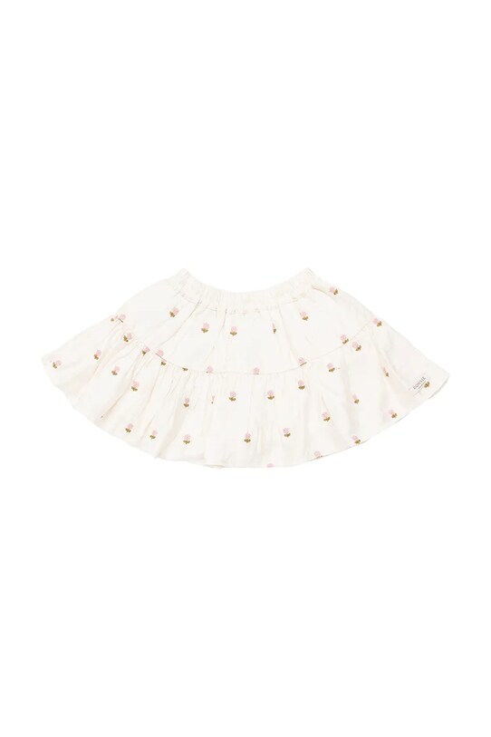 Девочка Детская юбка Donsje Lindie Skirt Roses 4096801 белый