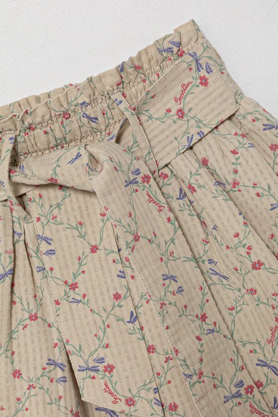 Κοριτσίστικα Παιδική βαμβακερή φούστα United Colors of Benetton 40VFG0013.P.Seasonal μπεζ