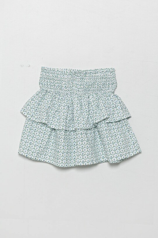 United Colors of Benetton spódnica lniana dziecięca 4Q1NC0023.G.Seasonal niebieski SS25
