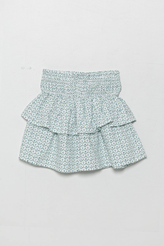 United Colors of Benetton spódnica lniana dziecięca 4Q1NC0023.G.Seasonal niebieski SS25