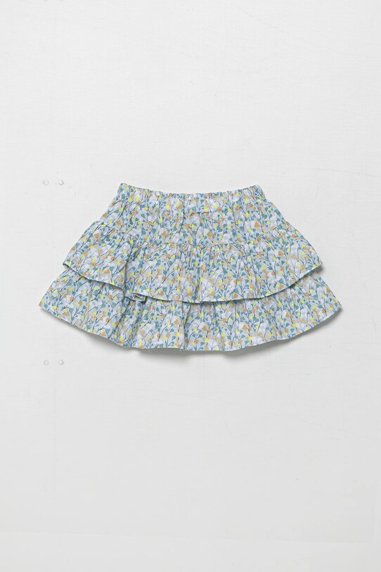 United Colors of Benetton spódnica lniana dziecięca 4Q1NG0010.P.Seasonal multicolor SS25