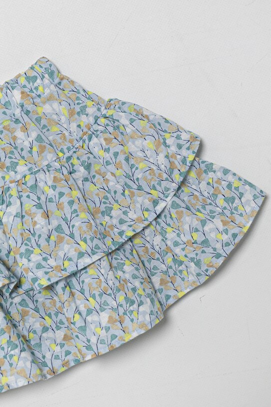 Fete United Colors of Benetton fustă de in pentru copii 4Q1NG0010.P.Seasonal multicolor