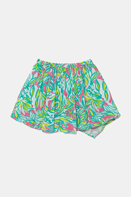United Colors of Benetton fustă 4UIAC002E.G.Seasonal turcoaz SS25