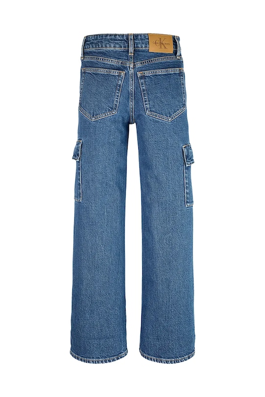 Chłopiec Calvin Klein Jeans jeansy dziecięce SKATER RGD IB0IB02318.PPYA niebieski