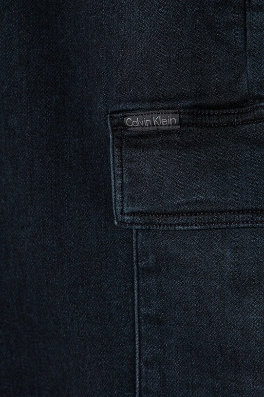 Chlapec Detské rifle Calvin Klein Jeans DENIM JOGGER IB0IB02408.PPYA tmavomodrá