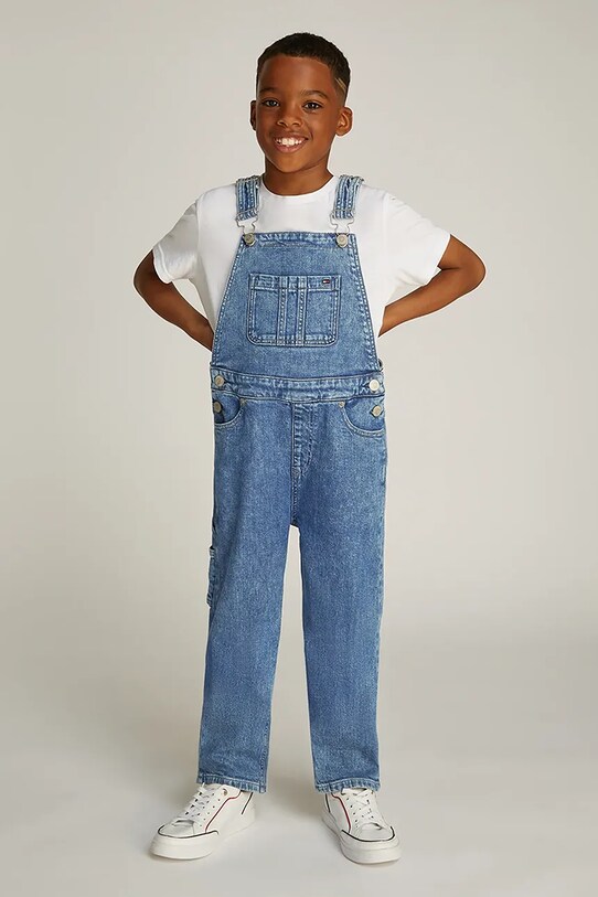 Дитячий комбінезон Tommy Hilfiger U CARPENTER комбінезон блакитний KS0KS00615.104.122.PPYA