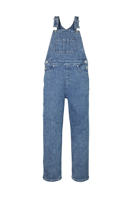 Dětské kalhoty na šle Tommy Hilfiger U CARPENTER KS0KS00615.128.176.PPYA modrá SS25