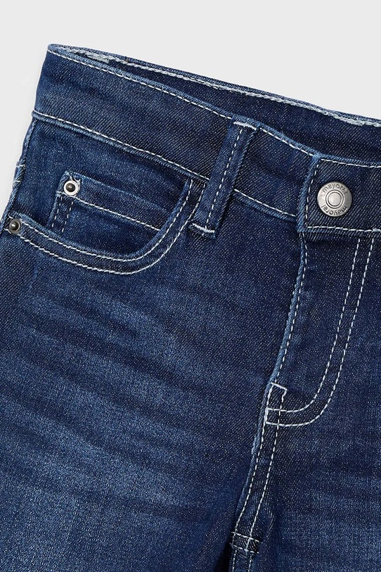 Chłopiec Mayoral jeansy dziecięce slim fit basic 515.5B.Mini.PPYA granatowy