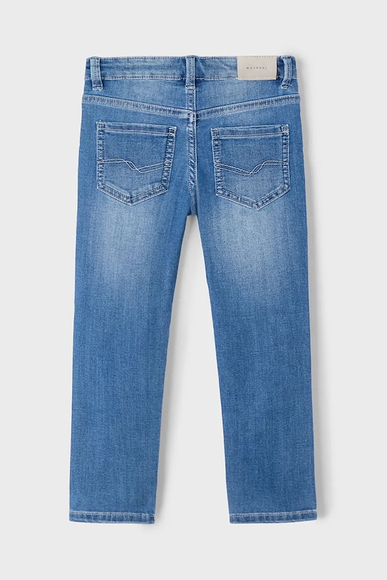 Băieți Mayoral jeans copii slim fit basic 515.5B.Mini.PPYA albastru