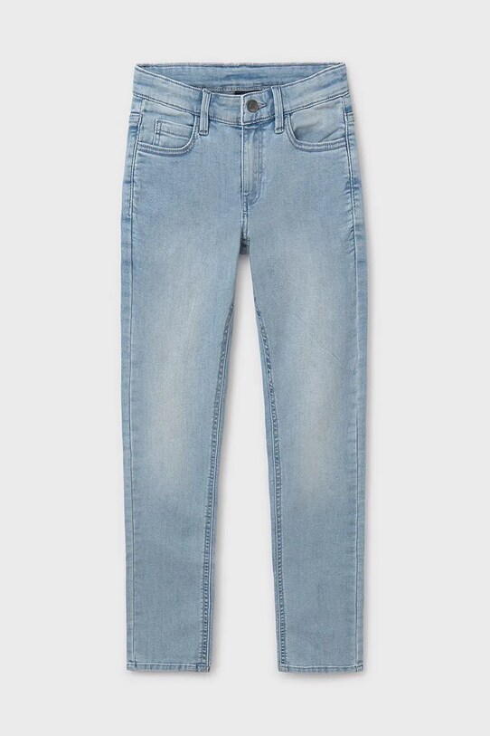Mayoral jeansy dziecięce slim fit basic 538.7C.Junior.PPYA niebieski SS25