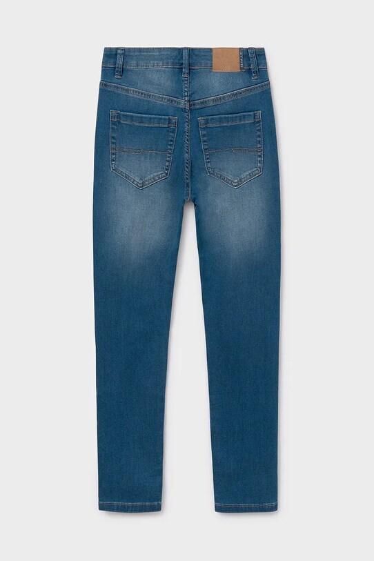 Dětské rifle Mayoral slim fit basic 538.7C.Junior.PPYA modrá SS25