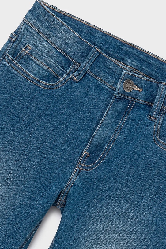 Băieți Mayoral jeans copii slim fit basic 538.7C.Junior.PPYA albastru