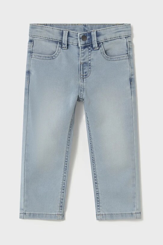Mayoral jeans bebelusi soft denim reglabil albastru 1582.3E.Baby.PPYA