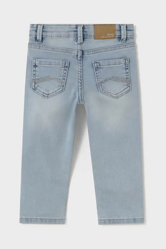 Mayoral jeans bebelusi soft denim 1582.3E.Baby.PPYA albastru SS25