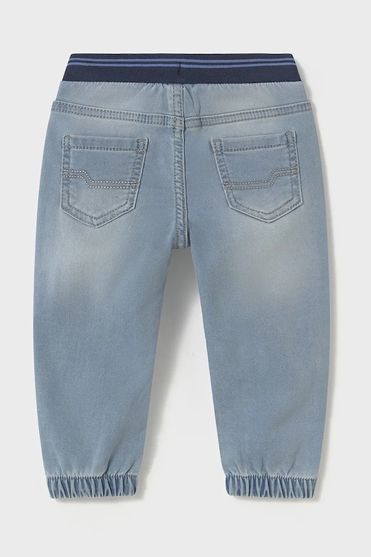 Mayoral jeans bebelusi soft denim jogger 1583.3F.Baby.PPYA albastru SS25