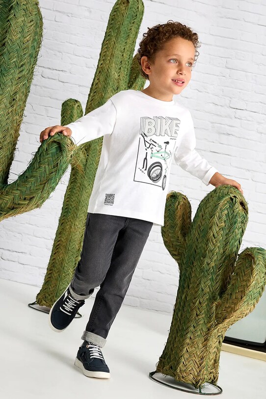 Dětské rifle Mayoral soft denim černá 3567.5E.Mini.PPYA