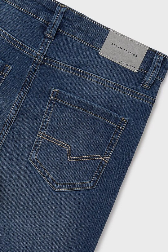 Chłopiec Mayoral jeansy dziecięce soft denim 6530.7F.Junior.PPYA granatowy