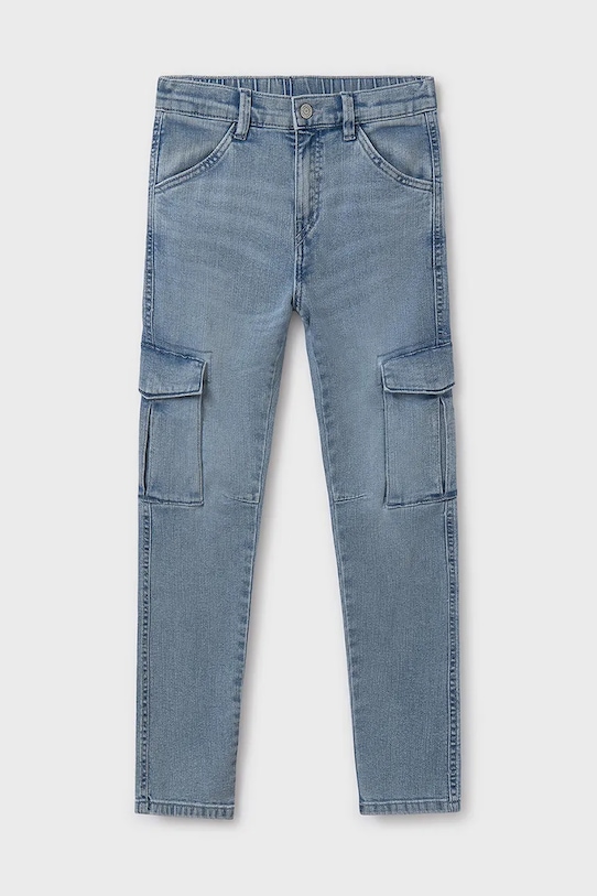 Детские джинсы Mayoral cargo 6531.7F.Junior.PPYA голубой SS25