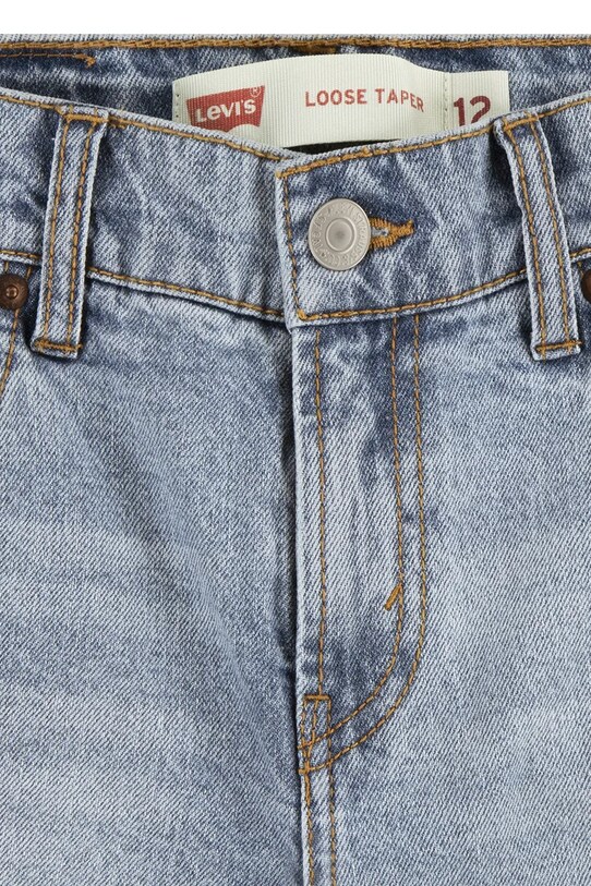 Chłopiec Levi's jeansy dziecięce STAY LOOSE TAPER JEANS 8EL229 niebieski