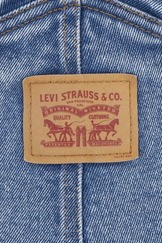 CHLAPEC Dětské lacláče Levi's LOOSE FIT CARGO OVERALL 6EM311 modrá