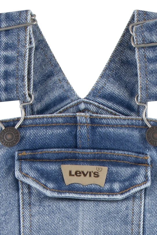Dětské lacláče Levi's LOOSE FIT CARGO OVERALL 6EM311 modrá