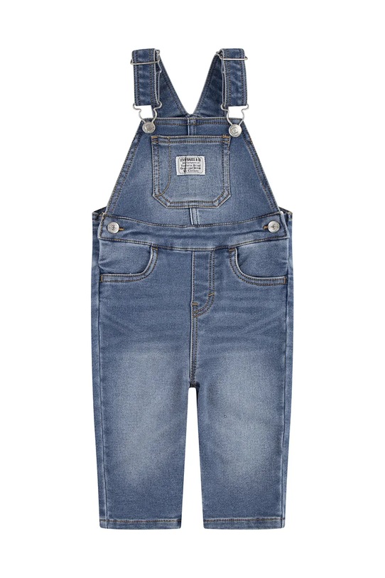 Levi's salopetă din denim pentru copii MY FIRST OVERALL salopetă albastru 6EM334