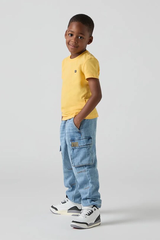 Levi's jeans copii DENIM PARACHUTE CARGO PANTS jeans albastru 8EM376