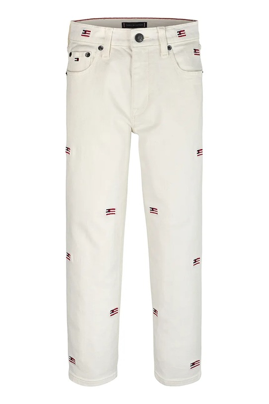 Детские джинсы Tommy Hilfiger ARCHIVE CRITTER KB0KB09561.116.122.PPYA белый SS25