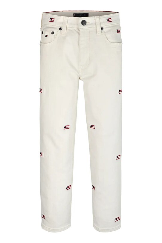 Tommy Hilfiger jeans copii ARCHIVE CRITTER KB0KB09561.128.176.PPYA alb SS25
