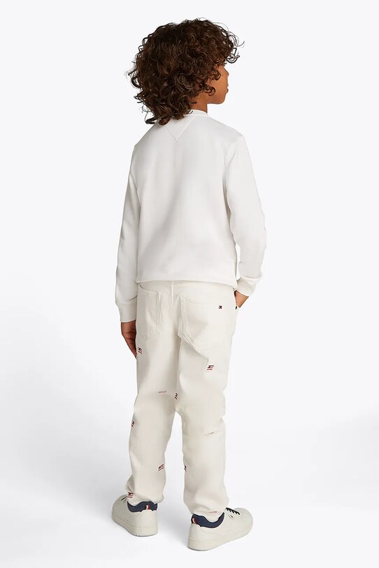 Tommy Hilfiger jeans copii ARCHIVE CRITTER KB0KB09561.128.176.PPYA alb