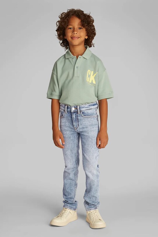 Detské rifle Calvin Klein Jeans REEF rifle modrá IB0IB02475.PPYA