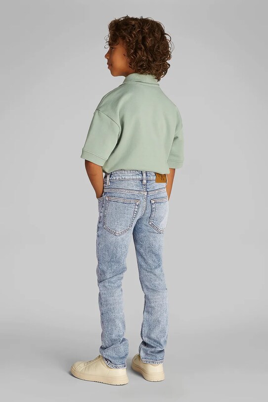 Detské rifle Calvin Klein Jeans REEF modrá IB0IB02475.PPYA