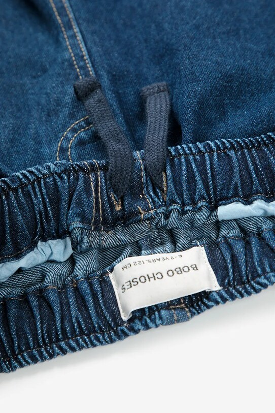 Bobo Choses jeans copii Wavy albastru 125AC146