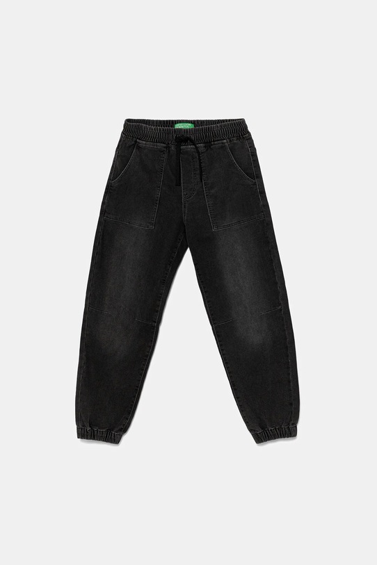 Detské rifle United Colors of Benetton s reguláciou čierna 44LGCF04J.G.Seasonal